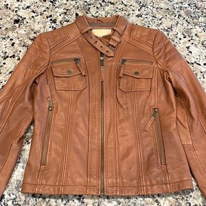 Women’s Michael Kors Brown Leather Jacket